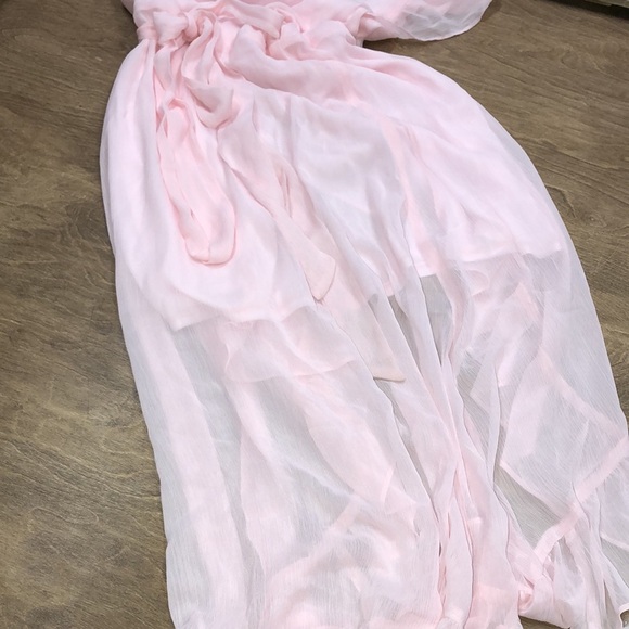 WAYF baby pink maxi dress; new with tags size xsmall - Picture 7 of 8